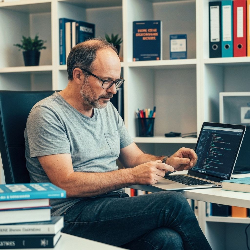 Développeur web à Toulouse travaillant sur un projet