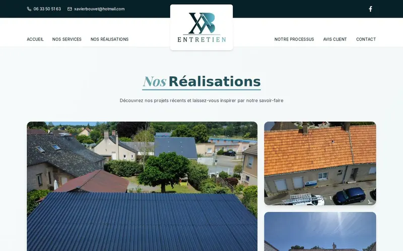 Aperçu du site Bouvet Entretien