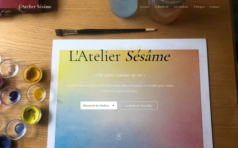 Aperçu du site L'Atelier Sésame
