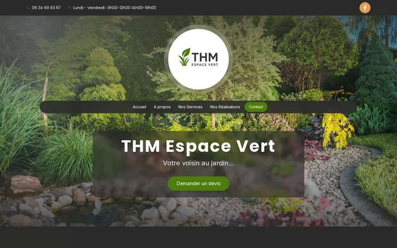 Aperçu du site THM Espace Vert